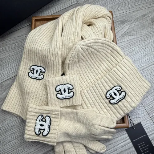 Cheap Chanel Hat and Scarf and Glove Set #1413098 Replica Wholesale [$72.00 USD] [ITEM#1413098] on Replica Chanel Hat and Scarf and Glove Set