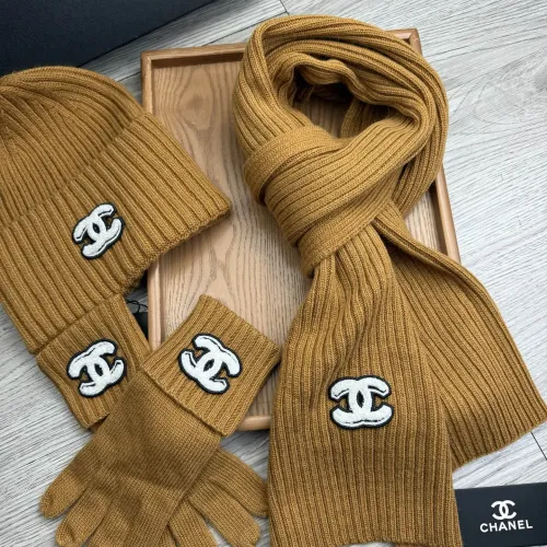 Cheap Chanel Hat and Scarf and Glove Set #1413100 Replica Wholesale [$72.00 USD] [ITEM#1413100] on Replica Chanel Hat and Scarf and Glove Set