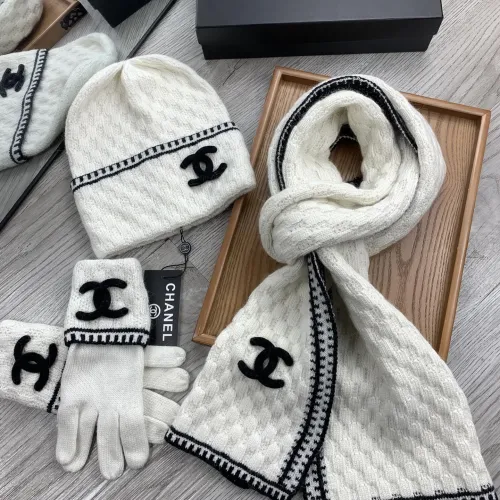 Cheap Chanel Hat and Scarf and Glove Set #1413105 Replica Wholesale [$72.00 USD] [ITEM#1413105] on Replica Chanel Hat and Scarf and Glove Set