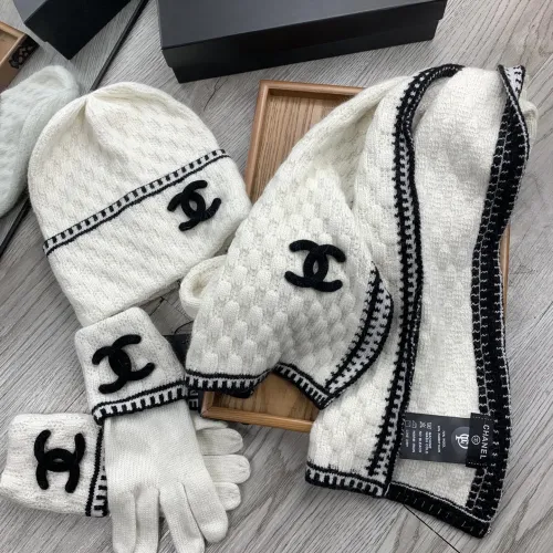 Cheap Chanel Hat and Scarf and Glove Set #1413105 Replica Wholesale [$72.00 USD] [ITEM#1413105] on Replica Chanel Hat and Scarf and Glove Set