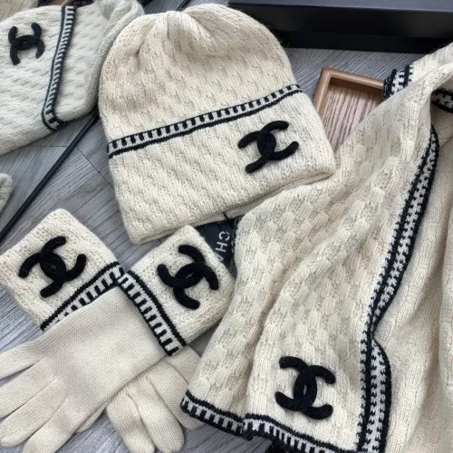 Cheap Chanel Hat and Scarf and Glove Set #1413106 Replica Wholesale [$72.00 USD] [ITEM#1413106] on Replica Chanel Hat and Scarf and Glove Set