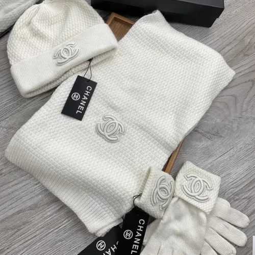 Chanel Hat and Scarf and Glove Set #1413109