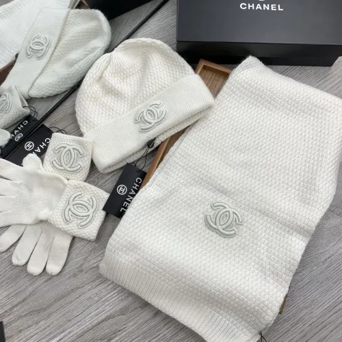 Cheap Chanel Hat and Scarf and Glove Set #1413109 Replica Wholesale [$72.00 USD] [ITEM#1413109] on Replica Chanel Hat and Scarf and Glove Set