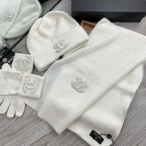 Cheap Chanel Hat and Scarf and Glove Set #1413109 Replica Wholesale [$72.00 USD] [ITEM#1413109] on Replica Chanel Hat and Scarf and Glove Set