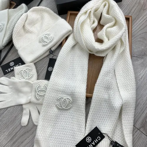 Cheap Chanel Hat and Scarf and Glove Set #1413109 Replica Wholesale [$72.00 USD] [ITEM#1413109] on Replica Chanel Hat and Scarf and Glove Set