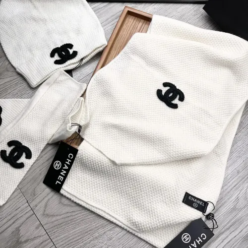 Cheap Chanel Hat and Scarf and Glove Set #1413111 Replica Wholesale [$72.00 USD] [ITEM#1413111] on Replica Chanel Hat and Scarf and Glove Set