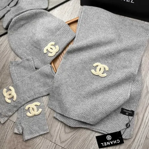 Cheap Chanel Hat and Scarf and Glove Set #1413112 Replica Wholesale [$72.00 USD] [ITEM#1413112] on Replica Chanel Hat and Scarf and Glove Set