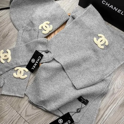 Cheap Chanel Hat and Scarf and Glove Set #1413112 Replica Wholesale [$72.00 USD] [ITEM#1413112] on Replica Chanel Hat and Scarf and Glove Set