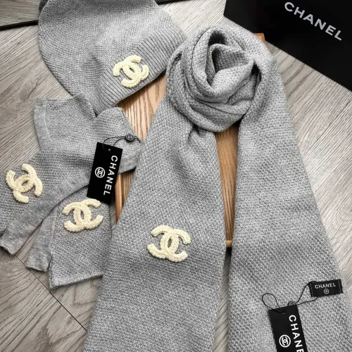 Cheap Chanel Hat and Scarf and Glove Set #1413112 Replica Wholesale [$72.00 USD] [ITEM#1413112] on Replica Chanel Hat and Scarf and Glove Set