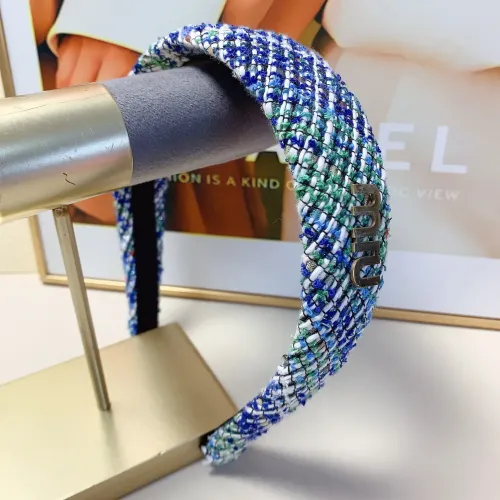 Cheap MIU MIU Headband For Women #1413243 Replica Wholesale [$25.00 USD] [ITEM#1413243] on Replica MIU MIU Headband