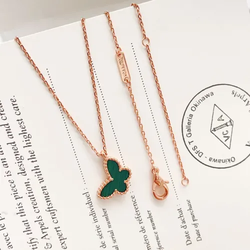 Cheap Van Cleef &amp; Arpels Necklaces For Women #1413246 Replica Wholesale [$32.00 USD] [ITEM#1413246] on Replica Van Cleef &amp; Arpels Necklaces
