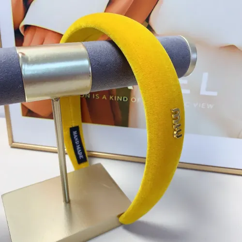 Cheap MIU MIU Headband For Women #1413269 Replica Wholesale [$25.00 USD] [ITEM#1413269] on Replica MIU MIU Headband