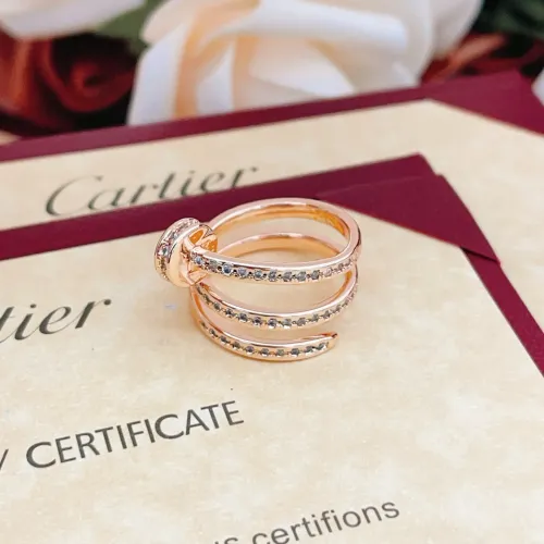 Cheap Cartier Rings In Rose Gold For Women #1413371 Replica Wholesale [$27.00 USD] [ITEM#1413371] on Replica Cartier Rings