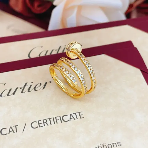 Cheap Cartier Rings In Gold For Women #1413372 Replica Wholesale [$27.00 USD] [ITEM#1413372] on Replica Cartier Rings