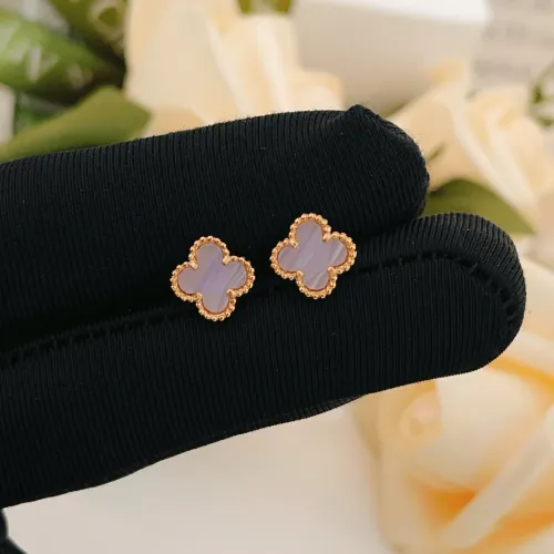 Cheap Van Cleef &amp; Arpels Earrings For Women #1413527 Replica Wholesale [$25.00 USD] [ITEM#1413527] on Replica Van Cleef &amp; Arpels Earrings