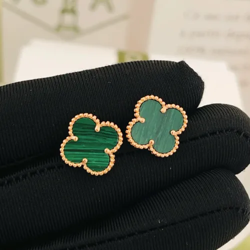 Cheap Van Cleef &amp; Arpels Earrings For Women #1413538 Replica Wholesale [$25.00 USD] [ITEM#1413538] on Replica Van Cleef &amp; Arpels Earrings