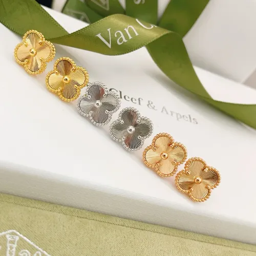 Cheap Van Cleef &amp; Arpels Earrings For Women #1413541 Replica Wholesale [$25.00 USD] [ITEM#1413541] on Replica Van Cleef &amp; Arpels Earrings