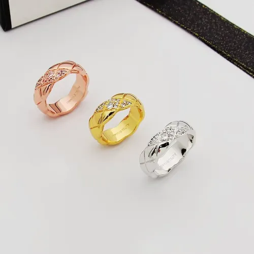 Cheap Chanel Rings In Rose Gold For Women #1413790 Replica Wholesale [$23.00 USD] [ITEM#1413790] on Replica Chanel Rings