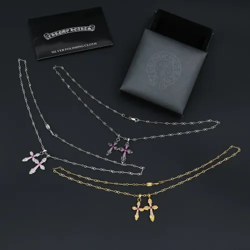 Cheap Chrome Hearts Necklaces #1413829 Replica Wholesale [$52.00 USD] [ITEM#1413829] on Replica Chrome Hearts Necklaces