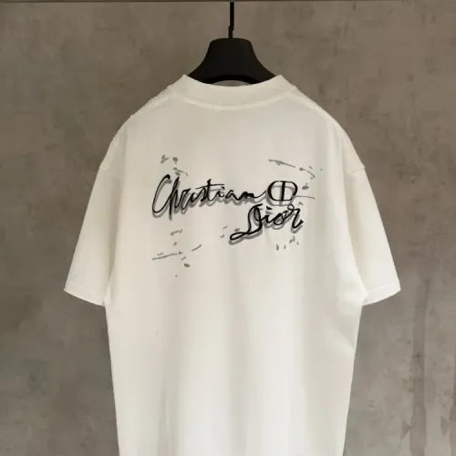 Cheap Christian Dior T-Shirts Short Sleeved For Unisex #1413863 Replica Wholesale [$48.00 USD] [ITEM#1413863] on Replica Christian Dior T-Shirts