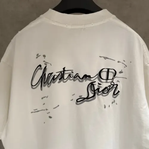 Cheap Christian Dior T-Shirts Short Sleeved For Unisex #1413863 Replica Wholesale [$48.00 USD] [ITEM#1413863] on Replica Christian Dior T-Shirts