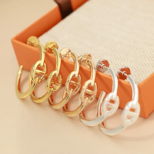 Cheap Hermes Earrings For Women #1414074 Replica Wholesale [$32.00 USD] [ITEM#1414074] on Replica Hermes Earrings