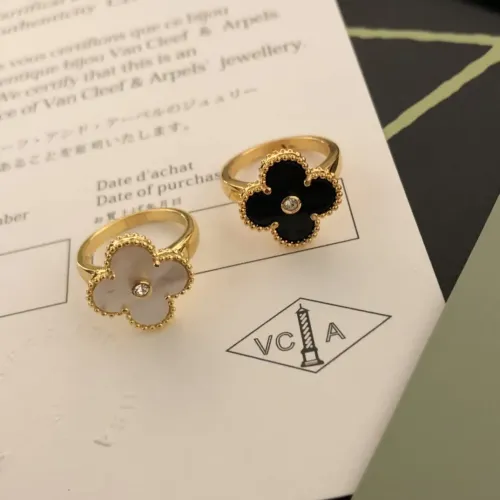 Cheap Van Cleef &amp; Arpels Rings For Women #1414090 Replica Wholesale [$25.00 USD] [ITEM#1414090] on Replica Van Cleef &amp; Arpels Rings