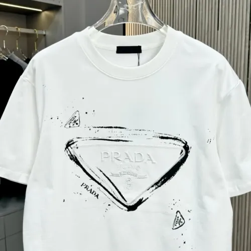 Cheap Prada T-Shirts Short Sleeved For Unisex #1414166 Replica Wholesale [$40.00 USD] [ITEM#1414166] on Replica Prada T-Shirts