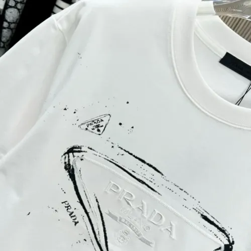 Cheap Prada T-Shirts Short Sleeved For Unisex #1414166 Replica Wholesale [$40.00 USD] [ITEM#1414166] on Replica Prada T-Shirts