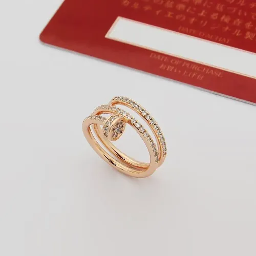 Cartier Rings In Rose Gold #1414170