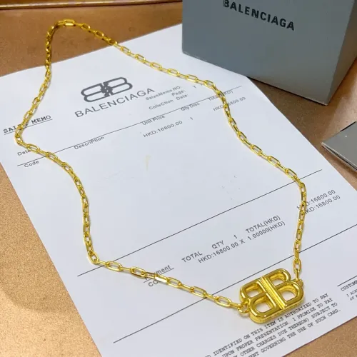 Cheap Balenciaga Necklaces #1414256 Replica Wholesale [$42.00 USD] [ITEM#1414256] on Replica Balenciaga Necklaces