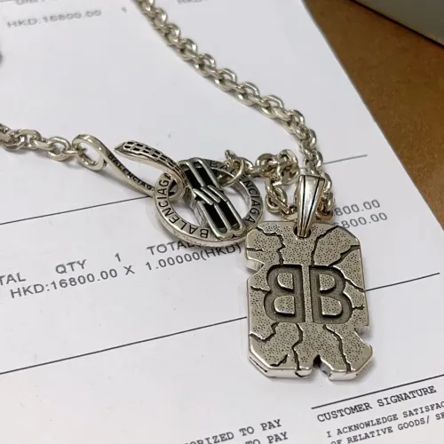 Cheap Balenciaga Necklaces #1414260 Replica Wholesale [$52.00 USD] [ITEM#1414260] on Replica Balenciaga Necklaces