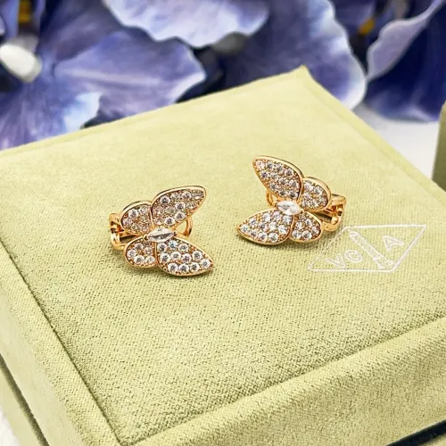 Cheap Van Cleef &amp; Arpels Earrings For Women #1414291 Replica Wholesale [$32.00 USD] [ITEM#1414291] on Replica Van Cleef &amp; Arpels Earrings