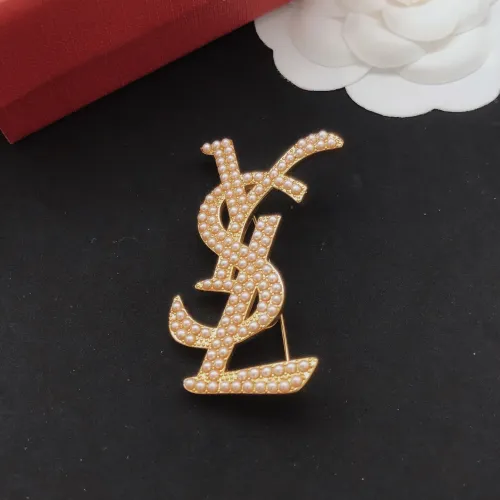 Cheap Yves Saint Laurent Brooches For Women #1414369 Replica Wholesale [$29.00 USD] [ITEM#1414369] on Replica Yves Saint Laurent Brooches
