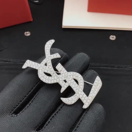 Cheap Yves Saint Laurent Brooches For Women #1414370 Replica Wholesale [$29.00 USD] [ITEM#1414370] on Replica Yves Saint Laurent Brooches