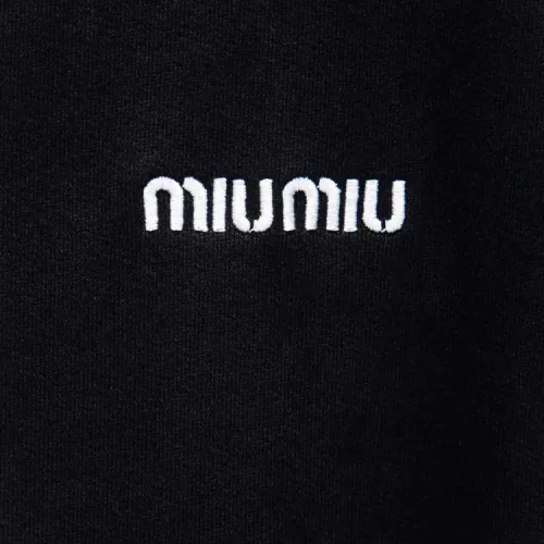 Cheap MIU MIU Hoodies Long Sleeved For Unisex #1414392 Replica Wholesale [$56.00 USD] [ITEM#1414392] on Replica MIU MIU Hoodies