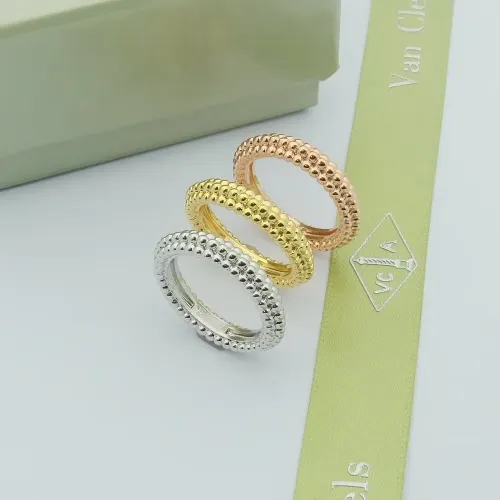Cheap Van Cleef &amp; Arpels Rings In Rose Gold For Women #1414436 Replica Wholesale [$23.00 USD] [ITEM#1414436] on Replica Van Cleef &amp; Arpels Rings
