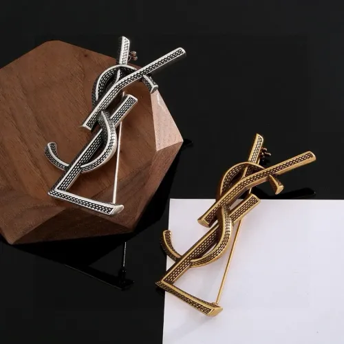 Cheap Yves Saint Laurent Brooches For Women #1414466 Replica Wholesale [$29.00 USD] [ITEM#1414466] on Replica Yves Saint Laurent Brooches