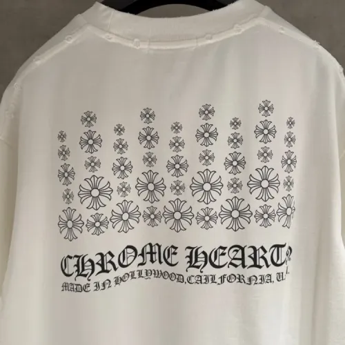 Cheap Chrome Hearts T-Shirts Short Sleeved For Unisex #1414528 Replica Wholesale [$48.00 USD] [ITEM#1414528] on Replica Chrome Hearts T-Shirts