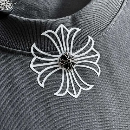 Cheap Chrome Hearts T-Shirts Short Sleeved For Unisex #1414537 Replica Wholesale [$42.00 USD] [ITEM#1414537] on Replica Chrome Hearts T-Shirts