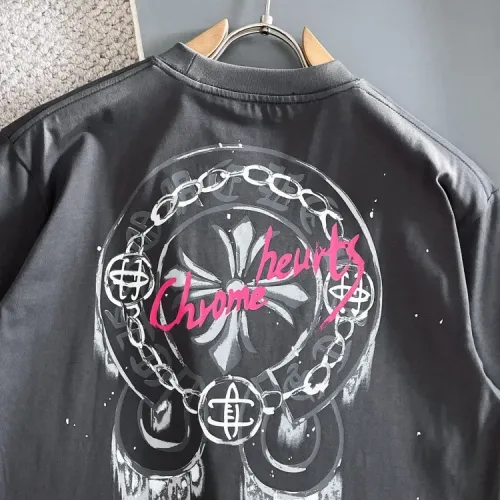 Cheap Chrome Hearts T-Shirts Short Sleeved For Unisex #1414569 Replica Wholesale [$42.00 USD] [ITEM#1414569] on Replica Chrome Hearts T-Shirts