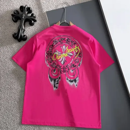 Cheap Chrome Hearts T-Shirts Short Sleeved For Unisex #1414570 Replica Wholesale [$42.00 USD] [ITEM#1414570] on Replica Chrome Hearts T-Shirts