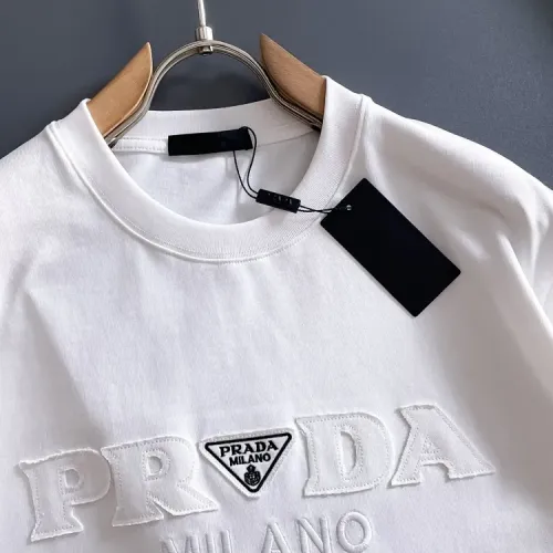 Cheap Prada T-Shirts Short Sleeved For Unisex #1414599 Replica Wholesale [$42.00 USD] [ITEM#1414599] on Replica Prada T-Shirts