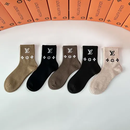 Cheap Louis Vuitton LV Socks #1414824 Replica Wholesale [$29.00 USD] [ITEM#1414824] on Replica Louis Vuitton LV Socks