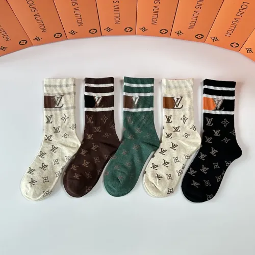 Cheap Louis Vuitton LV Socks #1414848 Replica Wholesale [$29.00 USD] [ITEM#1414848] on Replica Louis Vuitton LV Socks