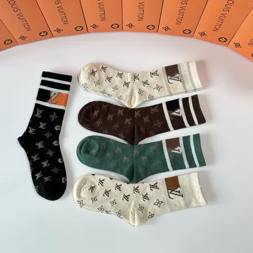 Cheap Louis Vuitton LV Socks #1414848 Replica Wholesale [$29.00 USD] [ITEM#1414848] on Replica Louis Vuitton LV Socks