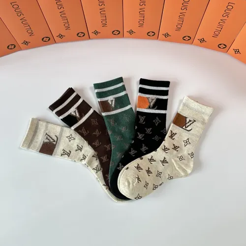 Cheap Louis Vuitton LV Socks #1414848 Replica Wholesale [$29.00 USD] [ITEM#1414848] on Replica Louis Vuitton LV Socks