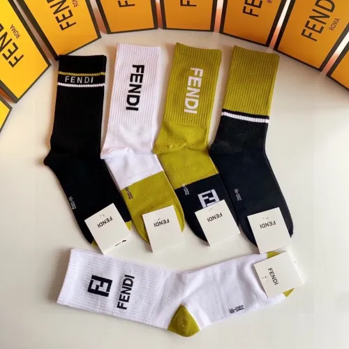 Cheap Fendi Socks #1414862 Replica Wholesale [$29.00 USD] [ITEM#1414862] on Replica Fendi Socks