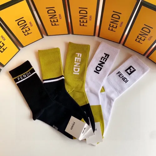 Cheap Fendi Socks #1414862 Replica Wholesale [$29.00 USD] [ITEM#1414862] on Replica Fendi Socks