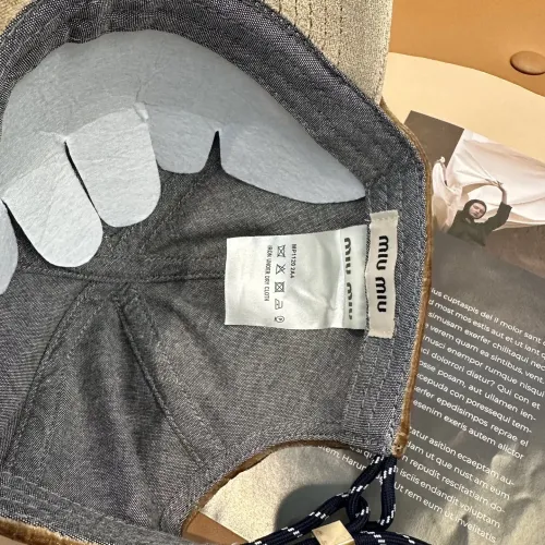 Cheap MIU MIU Caps #1414961 Replica Wholesale [$27.00 USD] [ITEM#1414961] on Replica MIU MIU Caps
